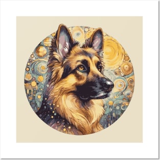 German Shepherd Dog Mom Posters and Art